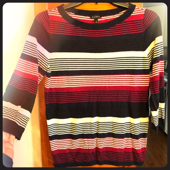 TALBOTS Women’s Sweater, size Small, 3/4 Sleeves - Picture 1 of 6